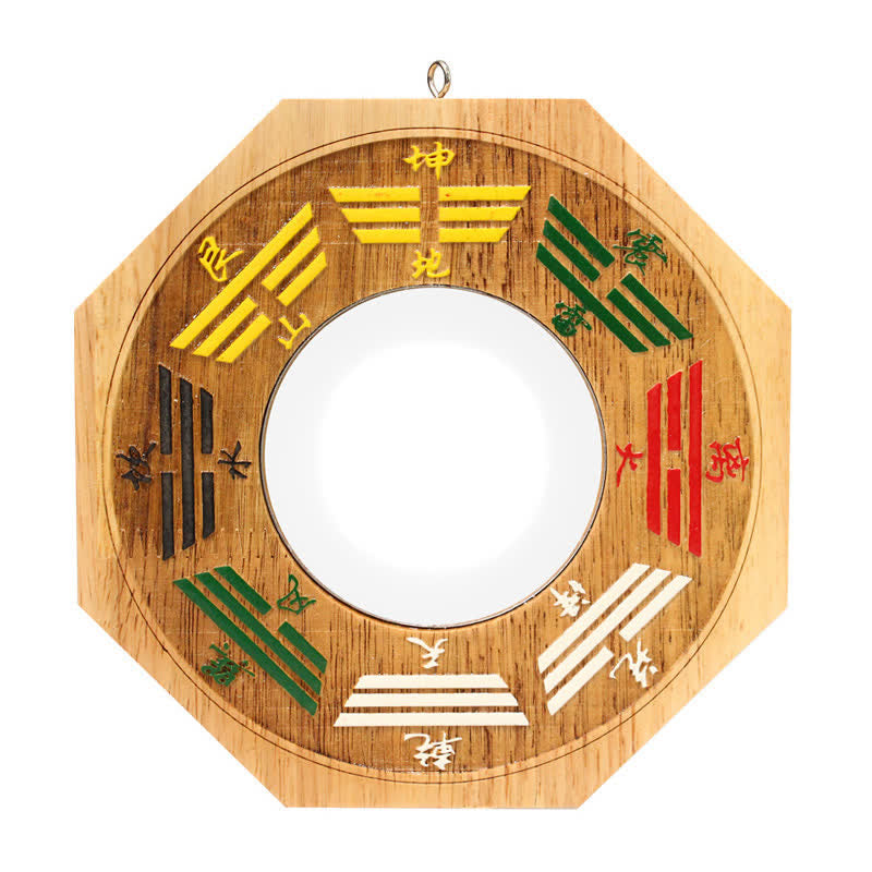 Mythstone Feng Shui Bagua Map Peach Wood Balance Energy Map Mirror