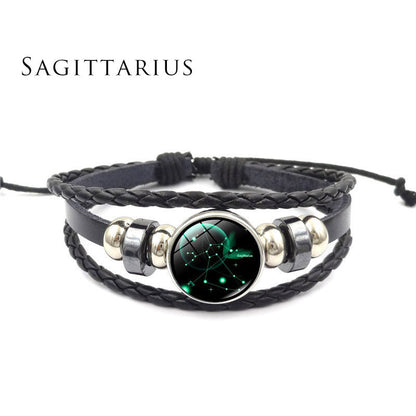 Mythstone 12 Constellations of the Zodiac Moon Protection Bracelet