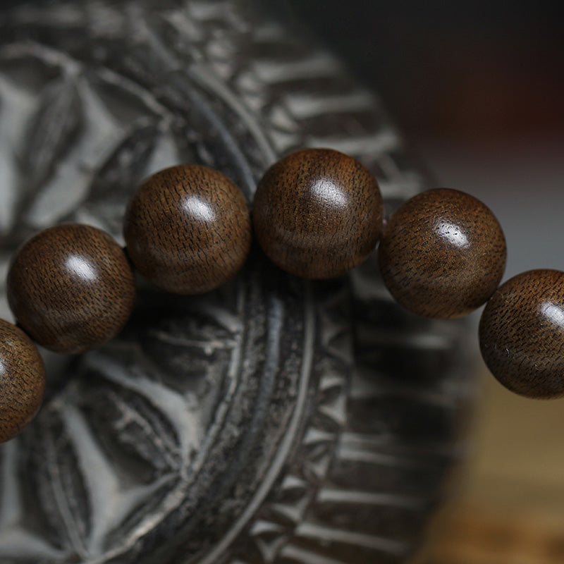 Mythstone Chinese Zodiac Natal Buddha Kalimantan Agarwood Red Agate Amber 925 Sterling Silver Bracelet