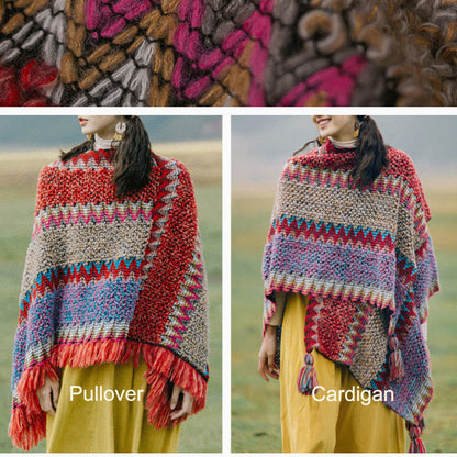 Mythstone Tibetan Shawl Knitting Warm Cloak Tibetan Tassel Scarf