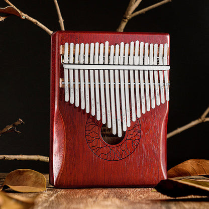 Mythstone Kalimba 17/21 Keys Thumb Piano Lotus Design Portable Finger Piano