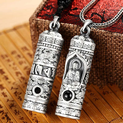 Mythstone Chinese Zodiac Natal Buddha Projection Prosperity Necklace Pendant