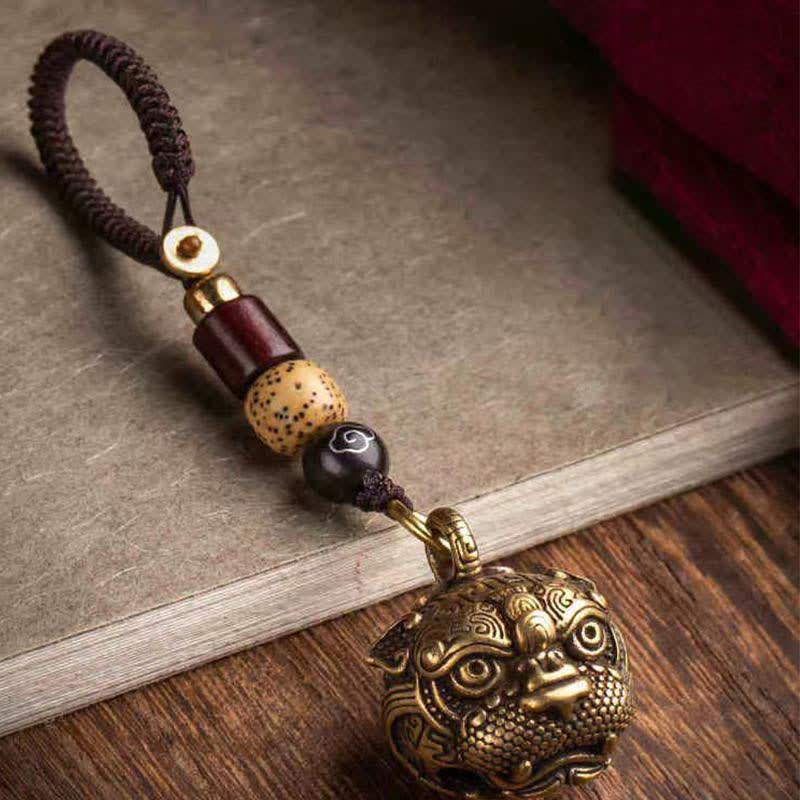 Mythstone PiXiu Wealth Copper Key Chain