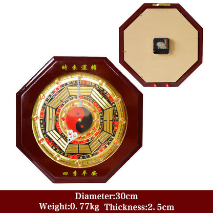 Mythstone Feng Shui Bagua Map Balance Energy Map Wall Clock