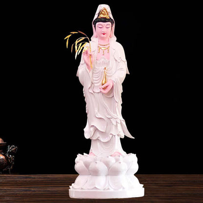 Mythstone Chenrezig Bodhisattva Avalokitesvara Figurine Harmony Resin Statue Home Decoration