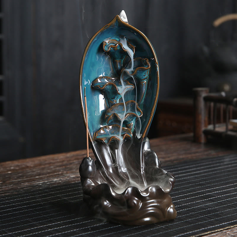 Mythstone Waterfall Incense Burner Backflow Incense Holder