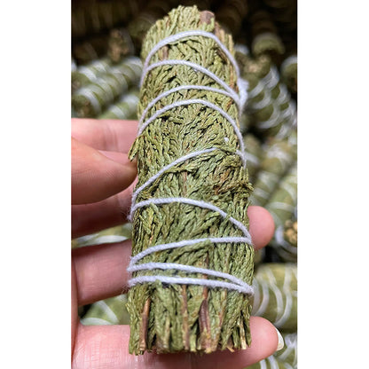 Mythstone Cedar Smudge Stick for Home Cleansing Incense Meditation and Rituals Cedar Sticks Incense Wands