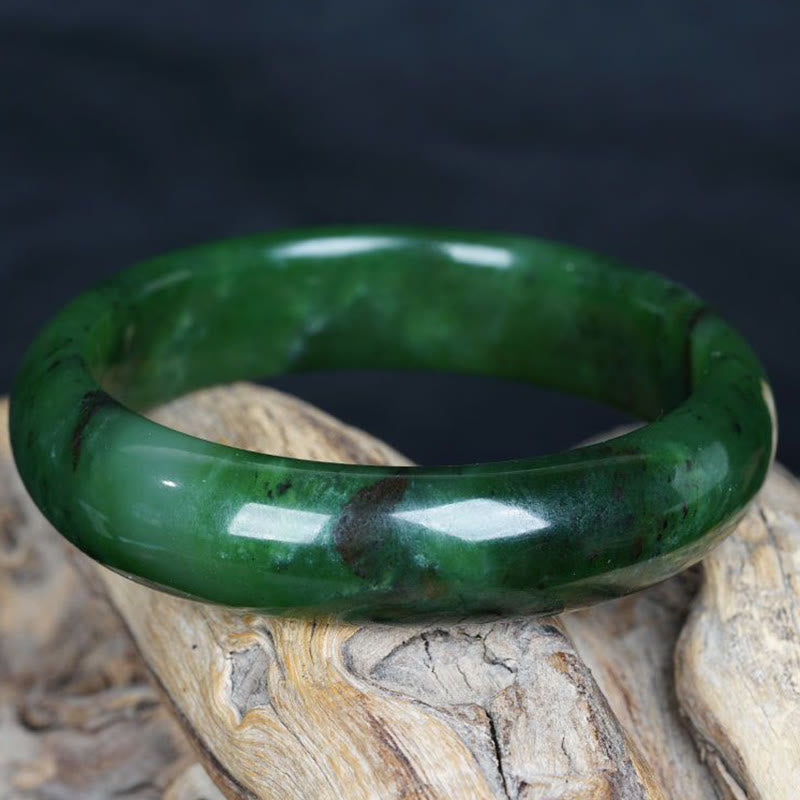 Pulsera brazalete de éxito y felicidad de jade cian hetiano natural Mythstone 