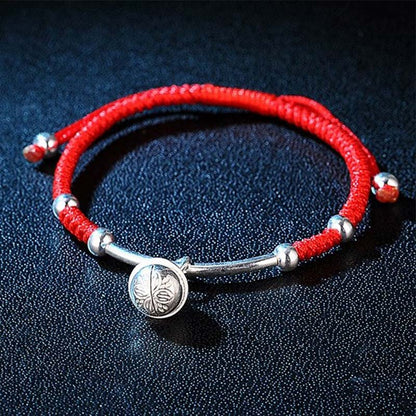 Mythstone FengShui Lucky Red String Bell Bracelet