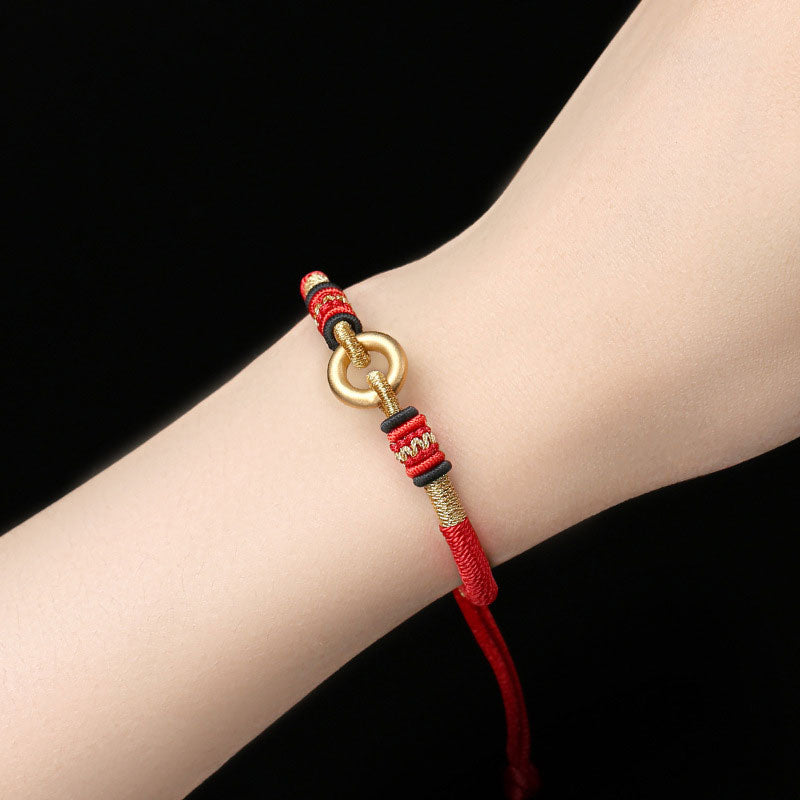 Mythstone FengShui Lucky Red String Couple Bracelet