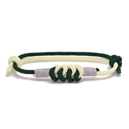 MythStone Simple Design King Kong Knot Strength Braid String Bracelet