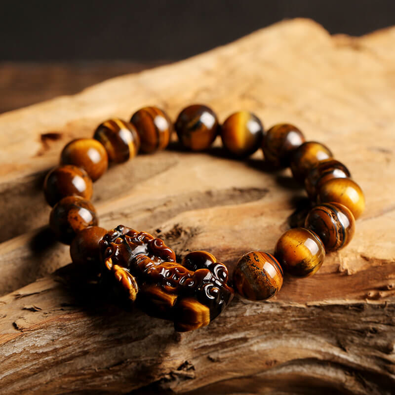 Mythstone Natural Tiger Eye Wealth Bracelet