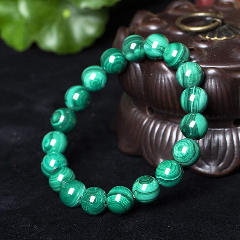 Mytthstone Natural Malachite Protection Calmness Bracelet