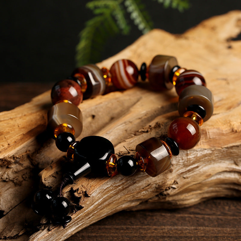 Mythstone Natural Sardonyx Luck Bracelet