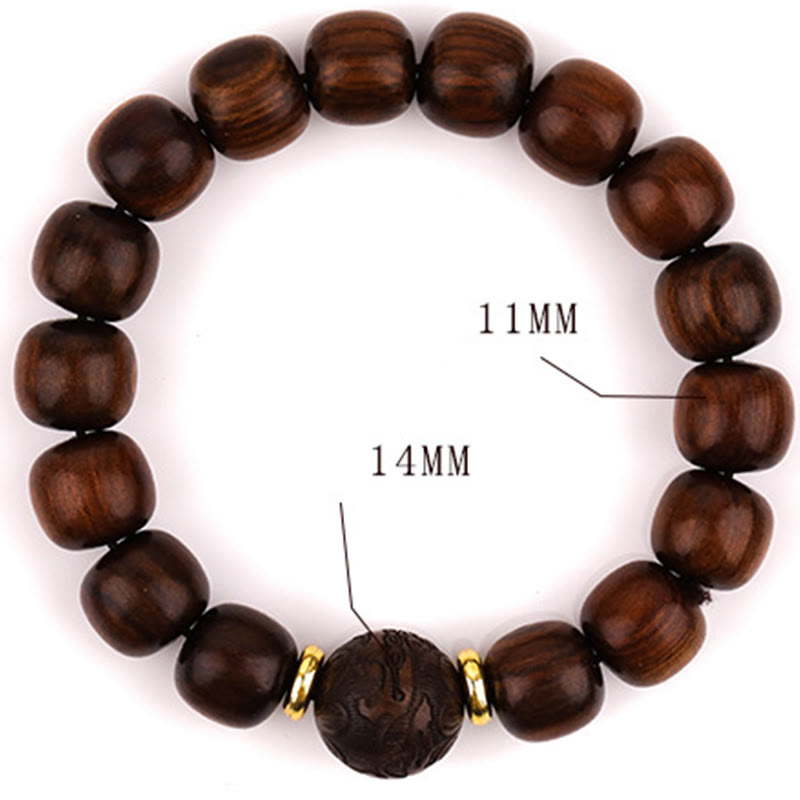 Mythstone Natural Rosewood Compassion Bracelet