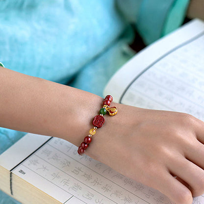 Mythstone Cinnabar Happiness Calm Bracelet