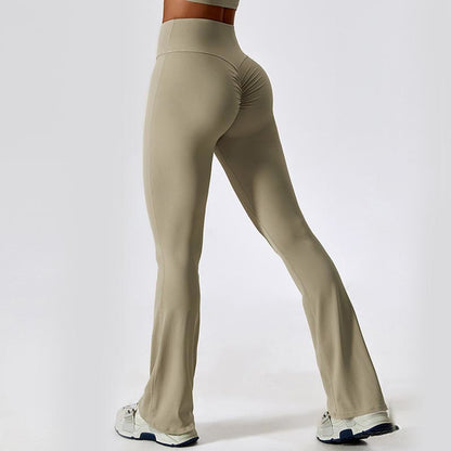 Pantalones acampanados de cintura alta Mythstone para deportes, fitness y yoga 