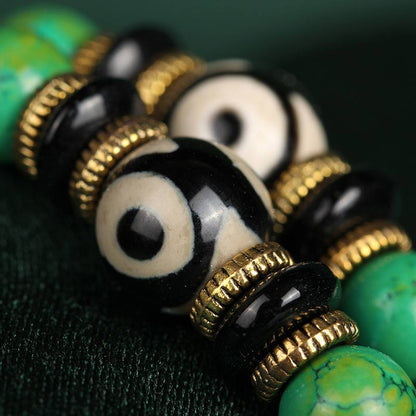 Mythstone Tibetan Turquoise Mala Balance Necklace Bracelet