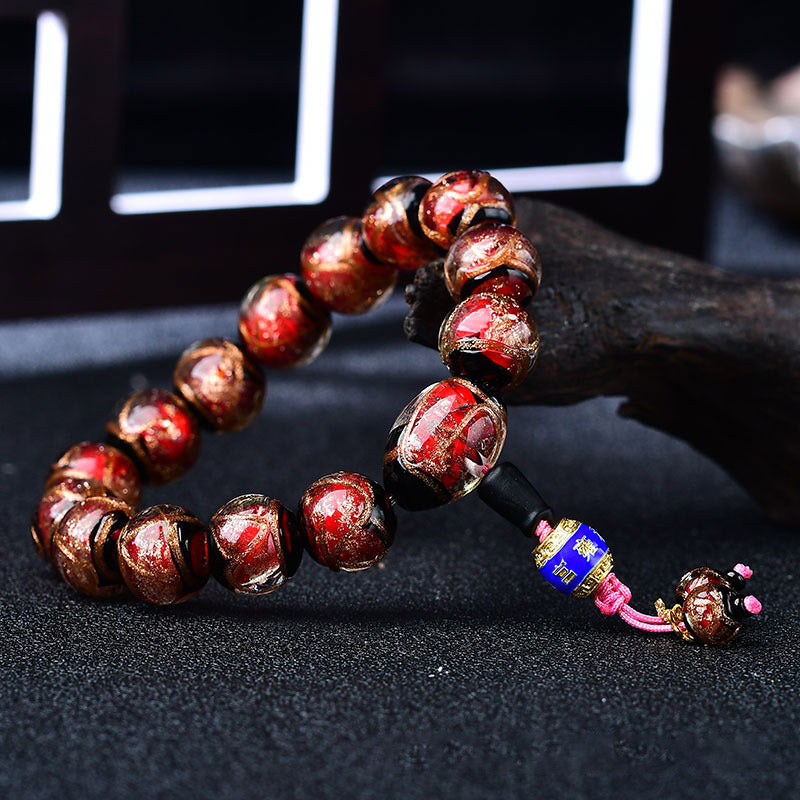 Mythstone Tibetan Dragon Vein Agate Healing Bracelet