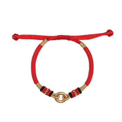 Mythstone FengShui Lucky Red String Couple Bracelet