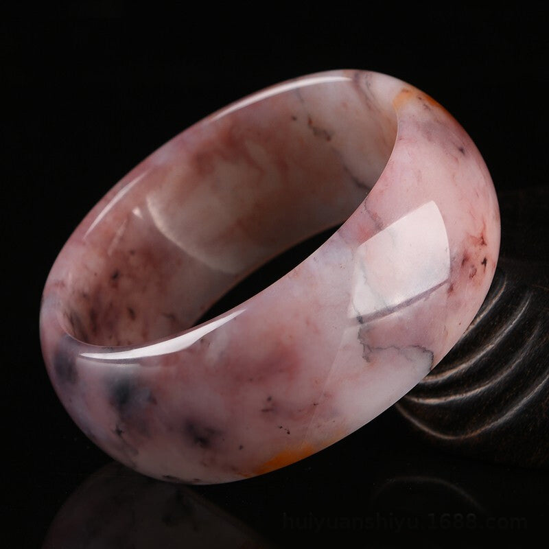 Mythstone Purple Jade Happiness Protection Bracelet Bangle