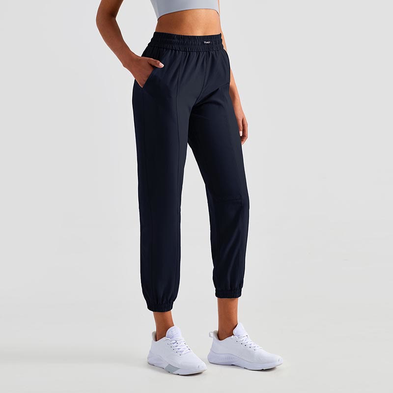 Pantalones deportivos de yoga y fitness de cintura alta Mythstone con bolsillos 