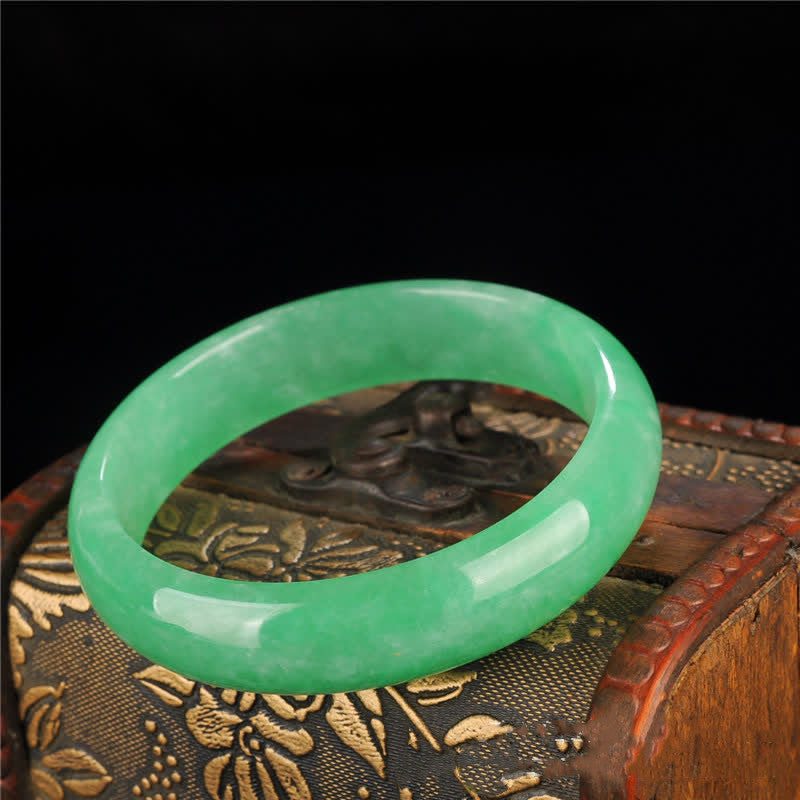 Mythstone Jade Healing Abundance Protection Bracelet Bangle