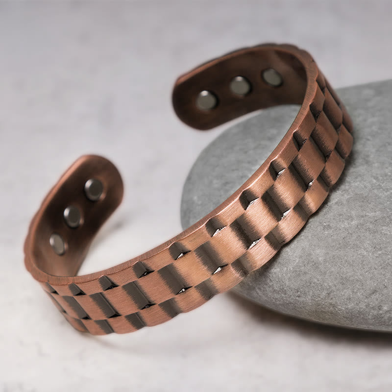 Mythstone Vintage Copper Balance Cuff Bracelet