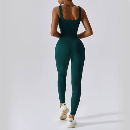 Mythstone Seamless High Stretch Jumpsuit Sports Fitness Yoga Women Bodysuit