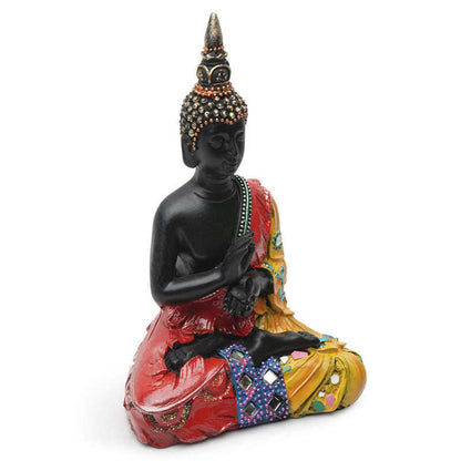 Mythstone Thai Buddha Serenity Resin Statue Decoration