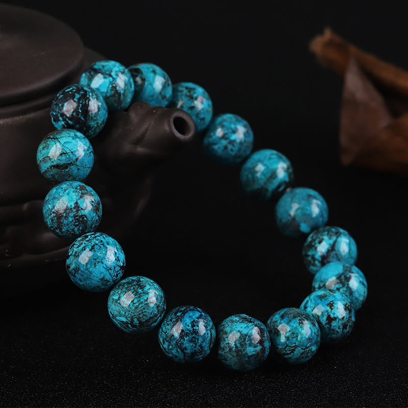 Pulsera de fuerza y ​​valor con piedra fénix natural Mythstone 