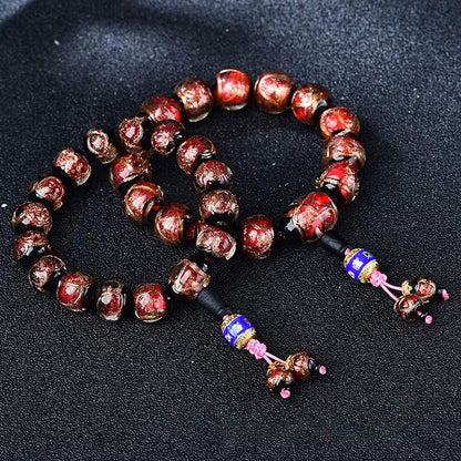 Mythstone Tibetan Dragon Vein Agate Healing Bracelet