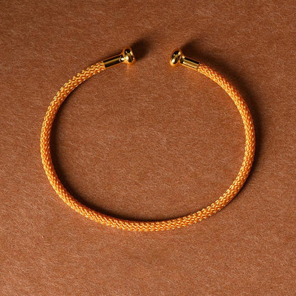 Mythstone Simple Design Handmade Luck Braid String Cuff Bracelet