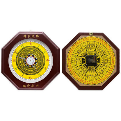 Mythstone Feng Shui Bagua Map Balance Energy Map Wall Clock