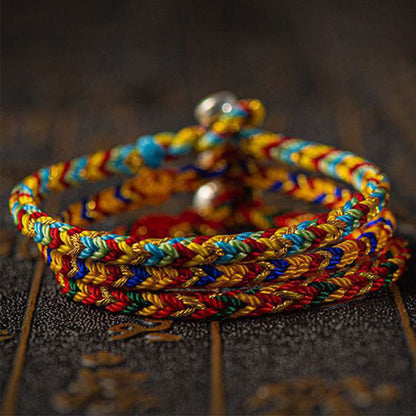 Mythstones "May you be good fortune and success" Lucky Multicolored Bracelet