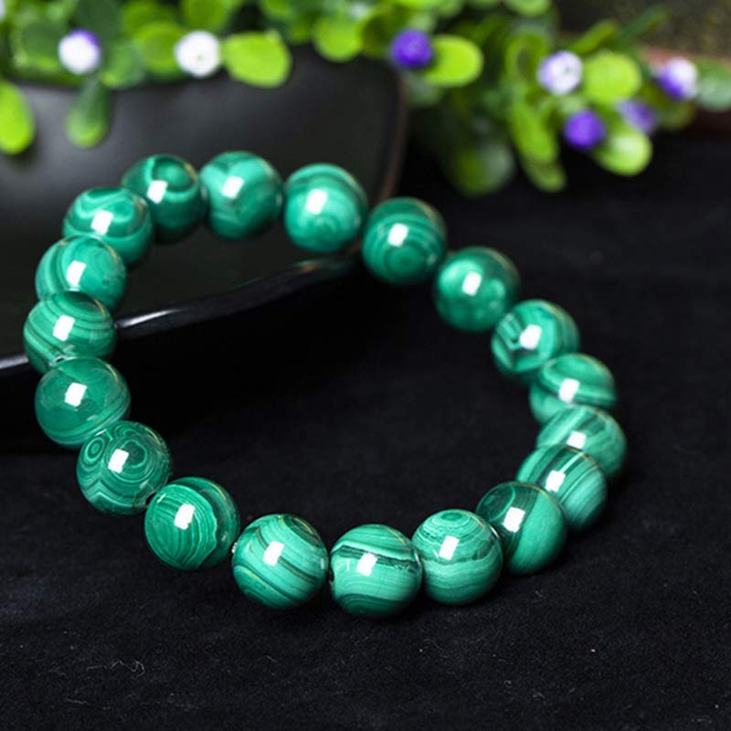 Mytthstone Natural Malachite Protection Calmness Bracelet