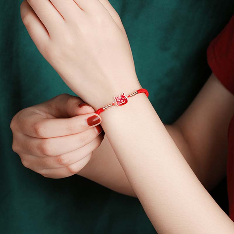 MythStone 12 Chinese Zodiac Lucky Red String Bracelet