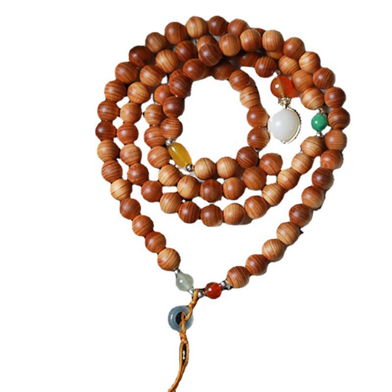 Mythstone Tibetan Rosewood Mala Healing Necklace Bracelet