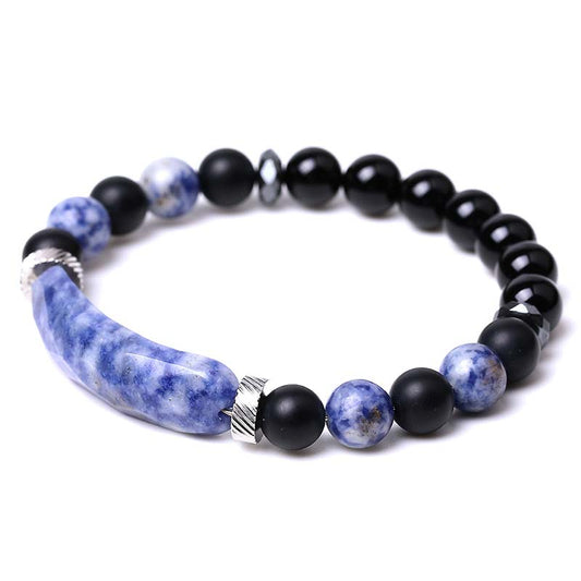 Mythstone Natural Crystal Blue Aventurine Healing Bracelet