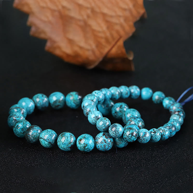 Pulsera de fuerza y ​​valor con piedra fénix natural Mythstone 