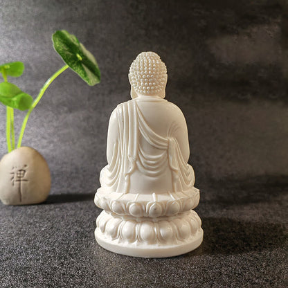 Mythstone Mini Ivory Fruit Tathagata Buddha Lotus Kwan Yin Avalokitesvara Manjusri Samantabhadra Serenity Desk Decoration