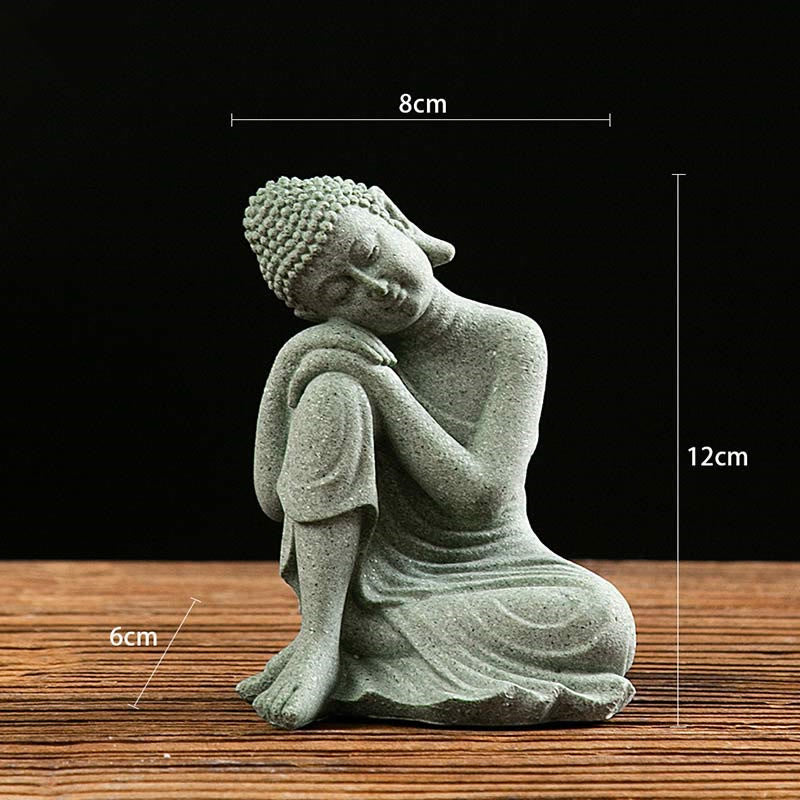 Mythstone Tibetan Meditation Contemplation Buddha Serenity Compassion Statue Figurine Decoration