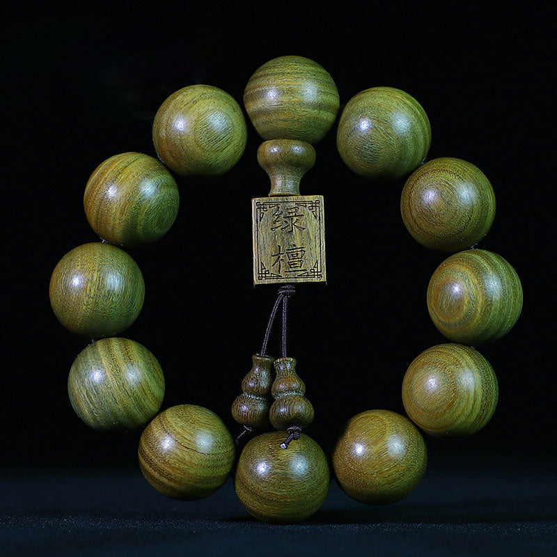 Mythstone Tibetan Green Sandalwood Cure Bracelet