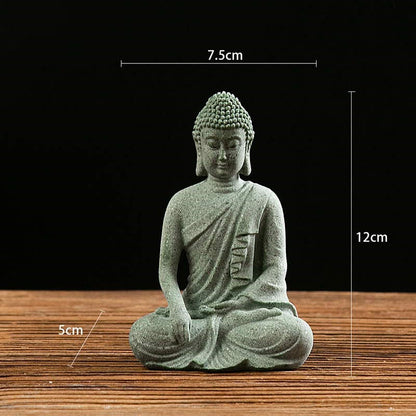 Mythstone Tibetan Meditation Contemplation Buddha Serenity Compassion Statue Figurine Decoration