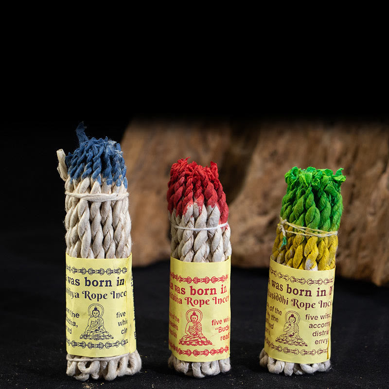 Mythstone Nepal Rope Incense Purify Healing Meditation Incense