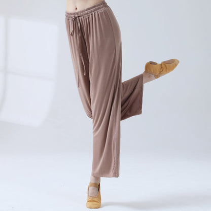 Mythstone Loose Modal Drawstring Wide Leg Pants For Yoga Dance