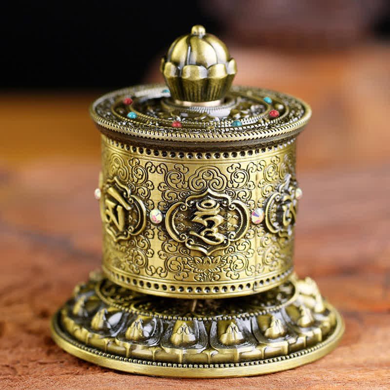 Mythstone Tibetan Blessing Prayer Wheel Car Decoration