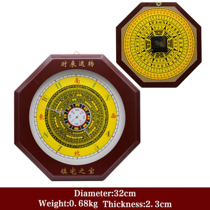 Mythstone Feng Shui Bagua Map Balance Energy Map Wall Clock