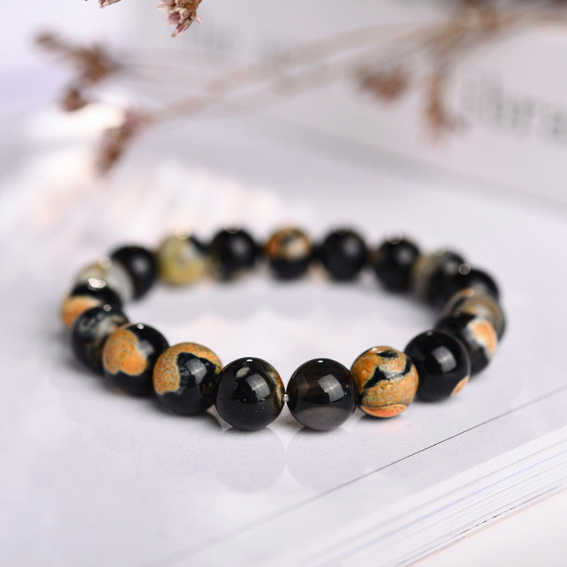 Mythstone Various Agate Black Onyx Protection Bracelet