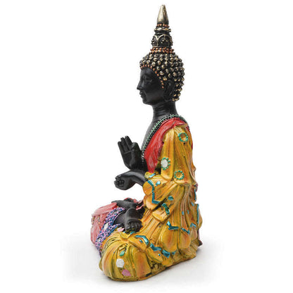 Mythstone Thai Buddha Serenity Resin Statue Decoration